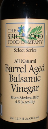 Barrel Aged Balsamic 4.5% acidity 12.7 oz. - Click Image to Close